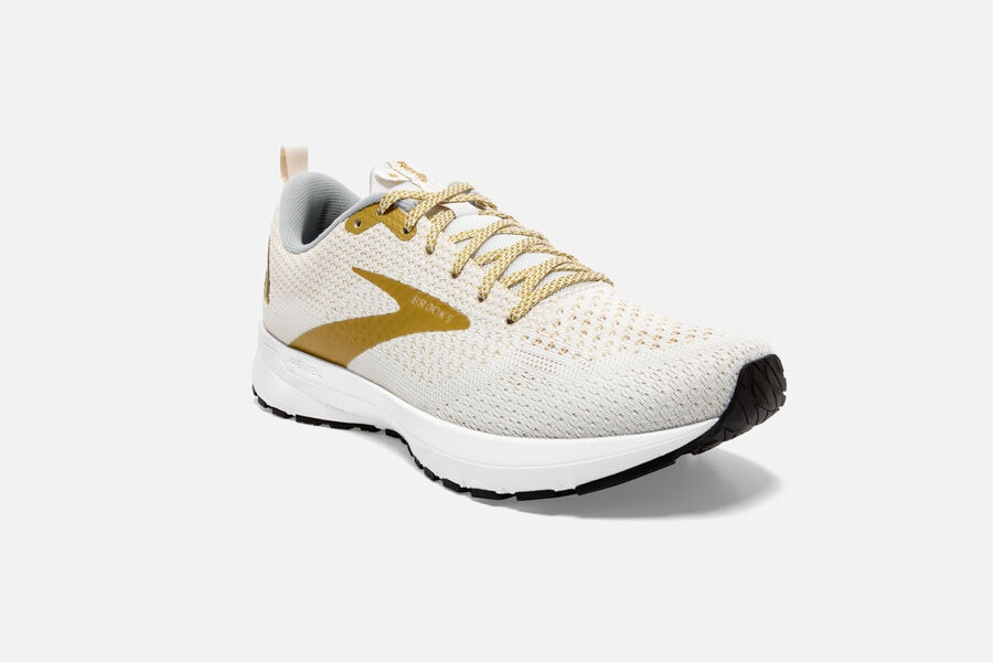 Brooks Revel 4 Road Loopschoenen Dames - Wit/Goud - 102659APT